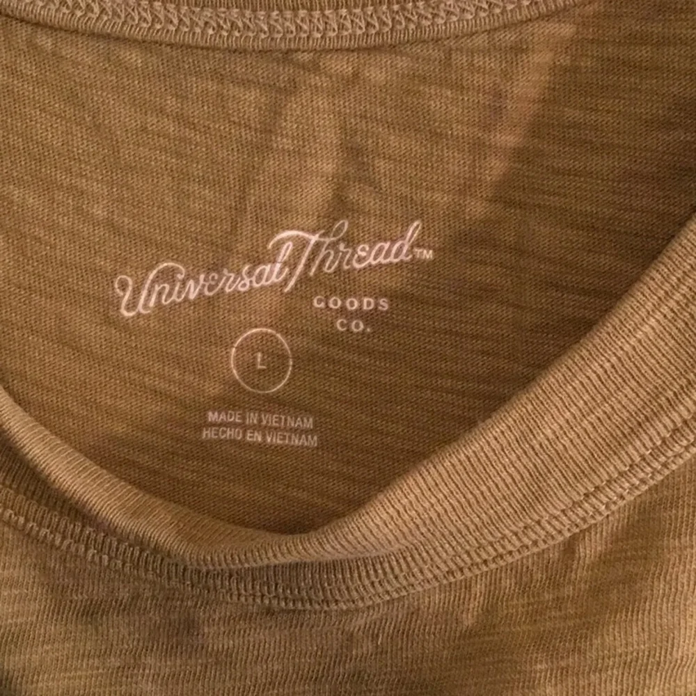 Universal Thread Camel Maxi Dress with Short Sleeves - Picture 2 of 7